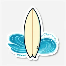 8 0 s newwave surfer sticker!