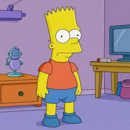 “Bart Simpson as a real person”