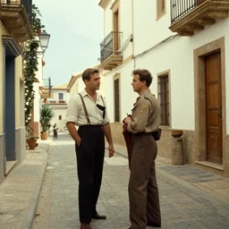 a film still from casablacna ( 1 9 4 6 )