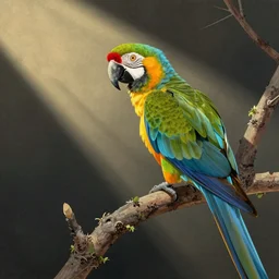 a parrot, tsuguharu foujita