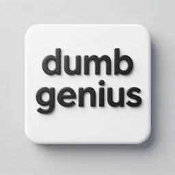 photograph of a 'dumb genius'
