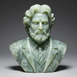 jade sculpture of jack black #best-sculpture-of-2018