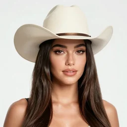 Miley Cryus wearing a cowboy hat