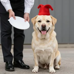 waiter dog