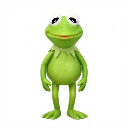 portrait of an isolated female kermit the frog, kawaii art style, full view, masked transparent flat background, popular on artstation, artstationhd, artstationhq 8 k, volumetric lighting, super focused, no blur, trending on artstation, ultra detailed, by artgerm and james gurney, greg rutkowski