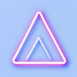 neon simple triangles album cover, cartoon digital painting, detailed, beautiful brush stroke rendering, by beeple, by hayao miyazaki, by takashi murakami, by masahiro ito, 4 k wallpaper