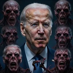 joe biden looking creepy, cosmic horror, warped, distorted, photorealistic, highly detailed, close ups, varying angles