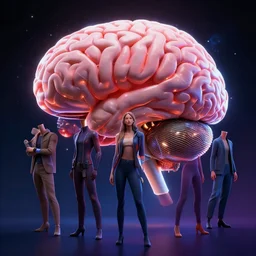 epic professional digital art of 🧠 🫀 💍 , best on artstation, cgsociety, wlop, cosmic, epic, stunning, gorgeous, much detail, much wow, masterpiece