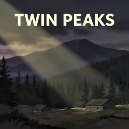 Still frame from the Twin Peaks anime