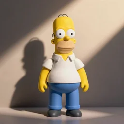 homer simpson as as an aardman figure