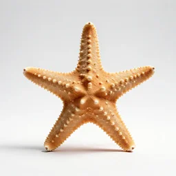 majestic starfish, professional studio photo, full body, isolated on a pure white background, centered, entire subject in frame, sharp focus, soft studio lighting
