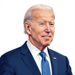 franklin booth illustration of joe biden zoomed out