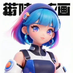 poster woman with futuristic streetwear and hairstyle, colourful, cute face, anime eyes, dynamic portrait, zoomed out shot, intricate eyes, beautiful, elegant, Anime by Kuvshinov Ilya, Cushart Krentz and Gilleard James, 4k, HDR, Trending on artstation, Behance, Pinterest, award winning