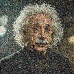 'Albert Einstein' as (Batman) in Gears of War, splash art, movie still, detailed face, cinematic lighting, dramatic, octane render, long lens, shallow depth of field, bokeh, anamorphic lens flare, 8k, hyper detailed, 35mm film grain