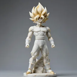 A marble statue of Vegeta, photograph, Roman, close angle