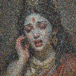 A cinematic crying closeup portrait of the Hindu demon goddess of grief despair sorrow and melancholy, by Wayne Barlowe, by Rembrandt van Rijn, by Paul Lehr, by Bruce Pennington, by Zdzisław Beksiński, by HR Giger, oil on canvas, masterpiece, trending on artstation, featured on pixiv, cinematic composition, astrophotography, dramatic pose, beautiful lighting, sharp, details, details, hyper-detailed, no frames, 8K
