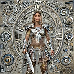 professional full length photograph of elizabeth olsen as an amazon warrior.  Extremely detailed. 8k