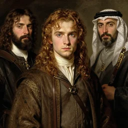 attractive male, the lord of the rings, orientalist intricate portrait by john william waterhouse and edwin longsden long and theodore ralli and nasreddine dinet, hyper realism, dramatic lighting