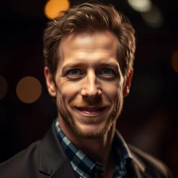 a portrait of andy samberg, highly detailed, trending on artstation, bokeh, 9 0 mm, f / 1. 4