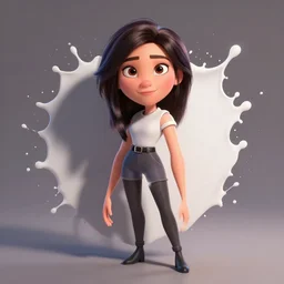 lovely adult woman character portrait, by pixar, highly detailed, dynamic shadows, 4 k, splash art