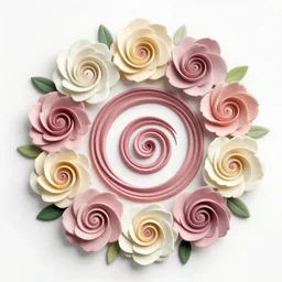 a beautiful amazing art of flowers out of spirals by tom Haugomat, Serena Malyon, Maxim Shirkov, Alex Pogrebniak and Robin Gundersen, Trending on artstation, featured on Behance, Vision of chaos.