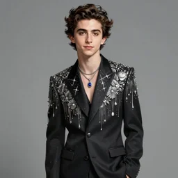 Timothée Chalamet wearing an expensive drip outift, elegant, digital painting, concept art, smooth, sharp focus, illustration, from StarCraft by Ruan Jia and Mandy Jurgens and Artgerm and William-Adolphe Bouguerea