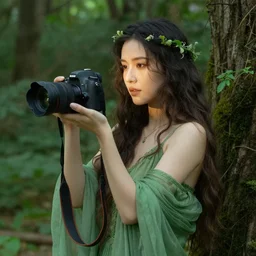 goddess of nature, queen of the forest, DSLR, vanity photoshoot