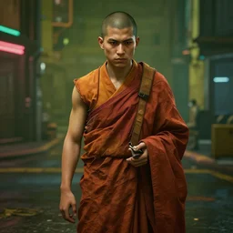 Buddhist Monk in Cyberpunk 2077