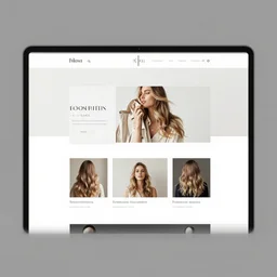 A web site using a sleek, elegant, modern UI.