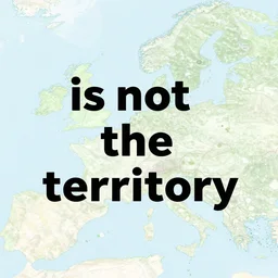 an abstract representation of the quote that the map is not the territory, in the style of a map that is made of satellite imagery, digitalglobe, esri, 8 k, high resolution, 5 cm gsd