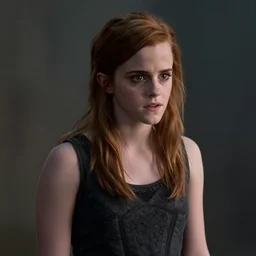 Emma Watson as a zombie