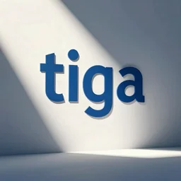 am an active tiga, vector art