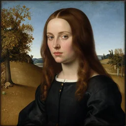 dolores from tv show westworld, evan rachel wood, early netherlandish painting