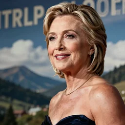 hilary clinton competes in a bodybuilding competition