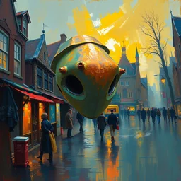 dull nose, painted by keith parkinson and john berkey and john berkey and frank brunner, trending on artstation, front lighting product view dutch golden age, vibrant colors, featured on artstation, street art, fauvism