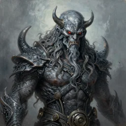ultra - realistic portrait painting of cthulhu. art by larry elmore. 4 k. ultra - realistic. highly detailed. epic lighting
