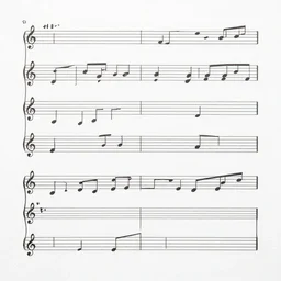 sheet of music