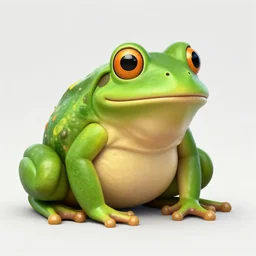 frog with a muscular!! body!