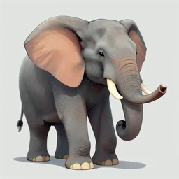 elephant🤖, Greg rutkowski, Trending artstation, cinematográfica, digital Art