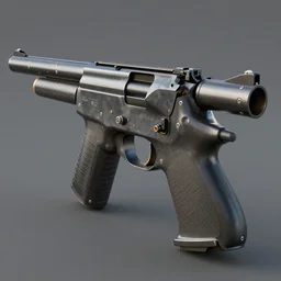 gauss shotgun, 3 d render, octane, ray tracing, ultra high detail, photorealistic