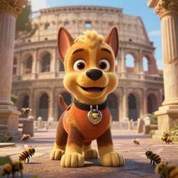hyperrealistic dslr film still of ace ventura pet detective in ancient rome, bees,, stunning 8 k octane comprehensive 3 d render, inspired by istvan sandorfi & greg rutkowski & unreal engine, perfect symmetry, dim volumetric cinematic lighting, extremely hyper - detailed, extremely lifelike attributes & lifelike texture, intricate, masterpiece, artstation, stunning