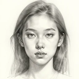 a masterpiece sketch of the perfect face by monica lee