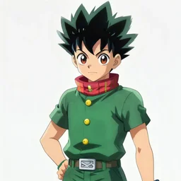 an epic still of huey freeman in hunter x hunter, trending on artstation