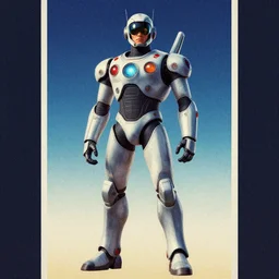 poster art, movie poster, retrofuturism, sci - fi, textured, paper texture, robotech by edward valigursky, saul bass and paul rand, veritech fighters, outer space