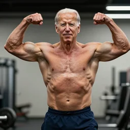 color photo of joe biden as a body builder showing off his huge muscles, ap news photo, white house lawn, press conference, 8 k, 1 5 0 mp,