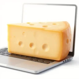 mac computer and cheese