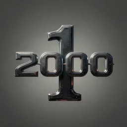 1 : 1 hyper realistic technology illustration, album artwork, dark and desaturated colours, futuristic year 2 0 0 0 text, centered design, one contrasting small feature