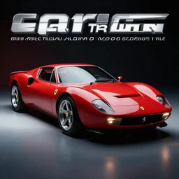 a retro futuristic ferrari 2 5 0 tr concept, dramatic lighting, award - winning car magazine photography