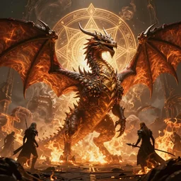 a high end photo of an ancient elden ring dragon surrounded by flames and flowing swirling smoke clouds, complex sacred geometry, powerful, cinematic, beautifully lit, by john howe, beeple, artgerm, karol bak, brian froud, 3 d, trending on cgsociety, octane render, 8 k