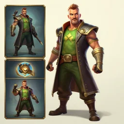 saul goodman as a champion in league of legends, character design, champion showcase, screenshot, riot games, artstation
